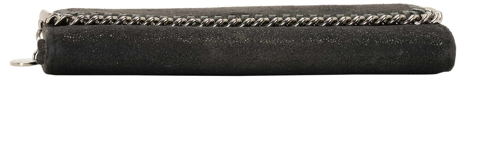 Stella McCartney Falabella Flap Continental Wallet, &pound;90, Accessories, Black, Faux Leather, Top view